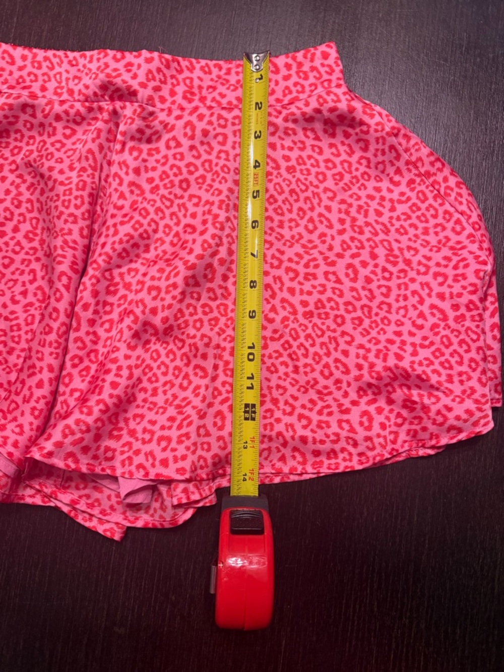 Adrienne Hot Pink Leopard Print Pull-On Shorts - Picture 4 of 8